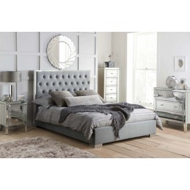 Charles Grey Bed Frame