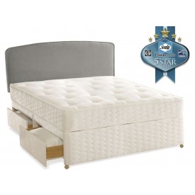 Sealy Essentials Firm Double 4 Drawer Divan Bed