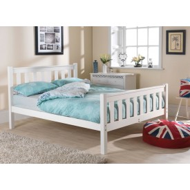 Shaker White Three Quarter Bed Frame