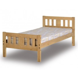 Ria Antique Waxed Pine Bed Frame