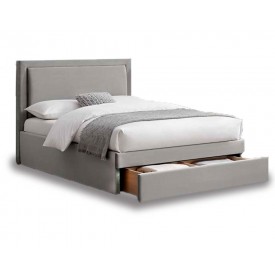 Ursula Grey 1 Drawer Bed Frame