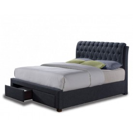 Valencia Charcoal Storage Bed Frame