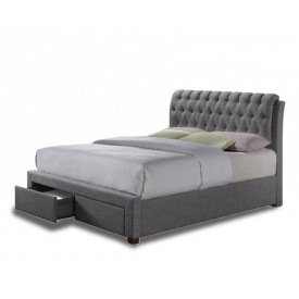 Valencia Grey Storage Bed Frame