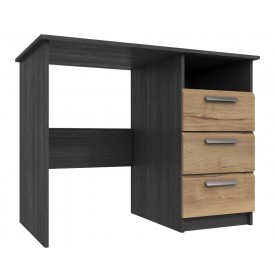 Waterford Graphite And Oak 3 Drawer Dressing Table