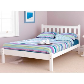 Shaker White Three Quarter Bed Frame