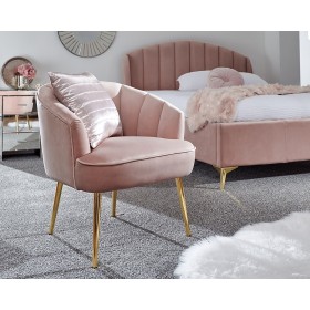 Petal Plush Pink Occasional Chair