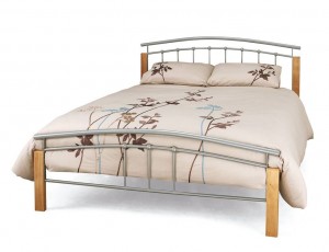 Tetras Silver Kingsize Bed Frame