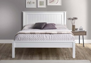 Taurean White Bed Frame 