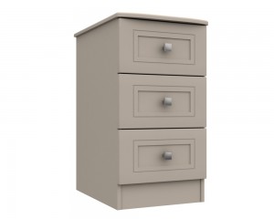 Cambridge Clay 3 Drawer Bedside