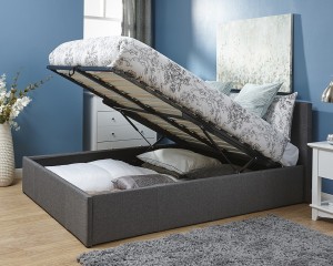 End Lift Ottoman Storage Bed Frame