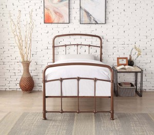 Bostin Rose Gold Bed Frame