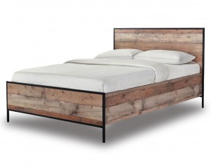 Industrial Double Bed Frame