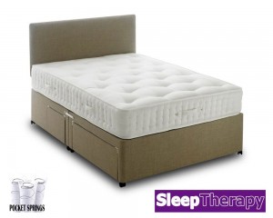 Natural Sleep Pocket 4000 Three Quarter Divan Bed