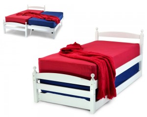 Pals White Guest Bed Frame