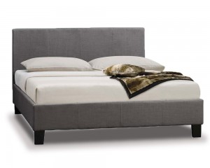 Parade Grey Fabric Kingsize Bed Frame