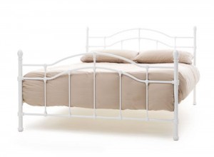 Parisienne White Kingsize Bed Frame