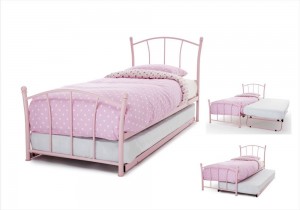Penny Pink Guest Bed Frame