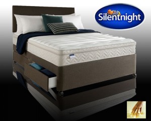 Silentnight Oslo Kingsize 2 Drawer Divan With Memory Foam