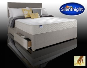 Silentnight Seoul Kingsize 4 Drawer Divan Bed With Memory Foam