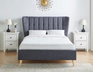 Tanya Dark Grey Bed Frame