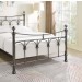 Gemma Nickel Bed Frame