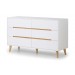 Alcester White 6 Drawer Chest