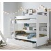 Origin White Storage Bunk Bed