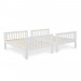Quadra White Small Double Bunk Bed