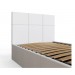 Side Lift Ottoman Bed Frame White