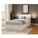 Side Lift Ottoman Bed Frame White