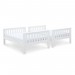 Quadra White Small Double Bunk Bed