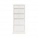 Ashenby White 5 Drawer Tall Chest