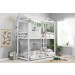 White Cabin Bunk Bed