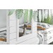 White Cabin Bunk Bed