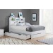 Amalfi White Storage Bed Frame