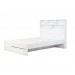 Amalfi White Storage Bed Frame