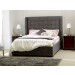 Quinto Grey Waffle Bed Frame