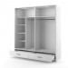 Newcastle Sliding Door Wardrobe