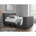 Arrow Hopsack Grey TV Bed Frame 