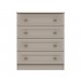 Cambridge White 4 Drawer Chest