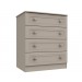 Cambridge White 4 Drawer Chest