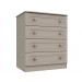 Cambridge White 4 Drawer Chest