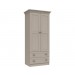 Cambridge Clay 2 Door Combi Wardrobe