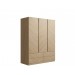 Catalan Oak 3 Door Wardrobe