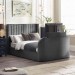 Clarke Dark Grey TV Storage Bed Frame
