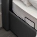 Clarke Dark Grey TV Storage Bed Frame