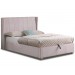 Plush Pink Hotel Ottoman Bed Frame