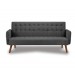 Hudson Charcoal Sofa Bed