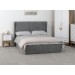 Dark Grey Hotel Ottoman Bed Frame