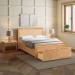 Kendle Oak Bed Frame With Storage Drawer